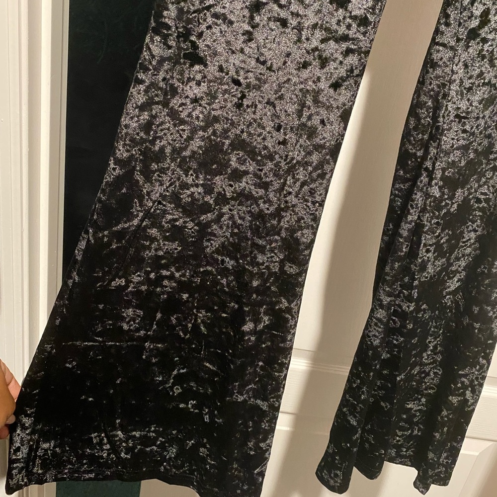 Wide leg suede pants - Picture 4 of 4